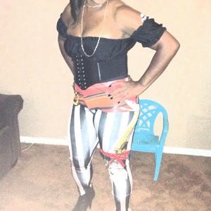 Pirate costume with accessory